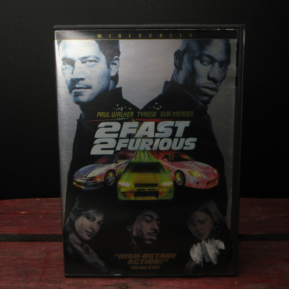 2 Fast 2 Furious DVD Widescreen Paul Walker Tyrese Eva Mendes John Singleton